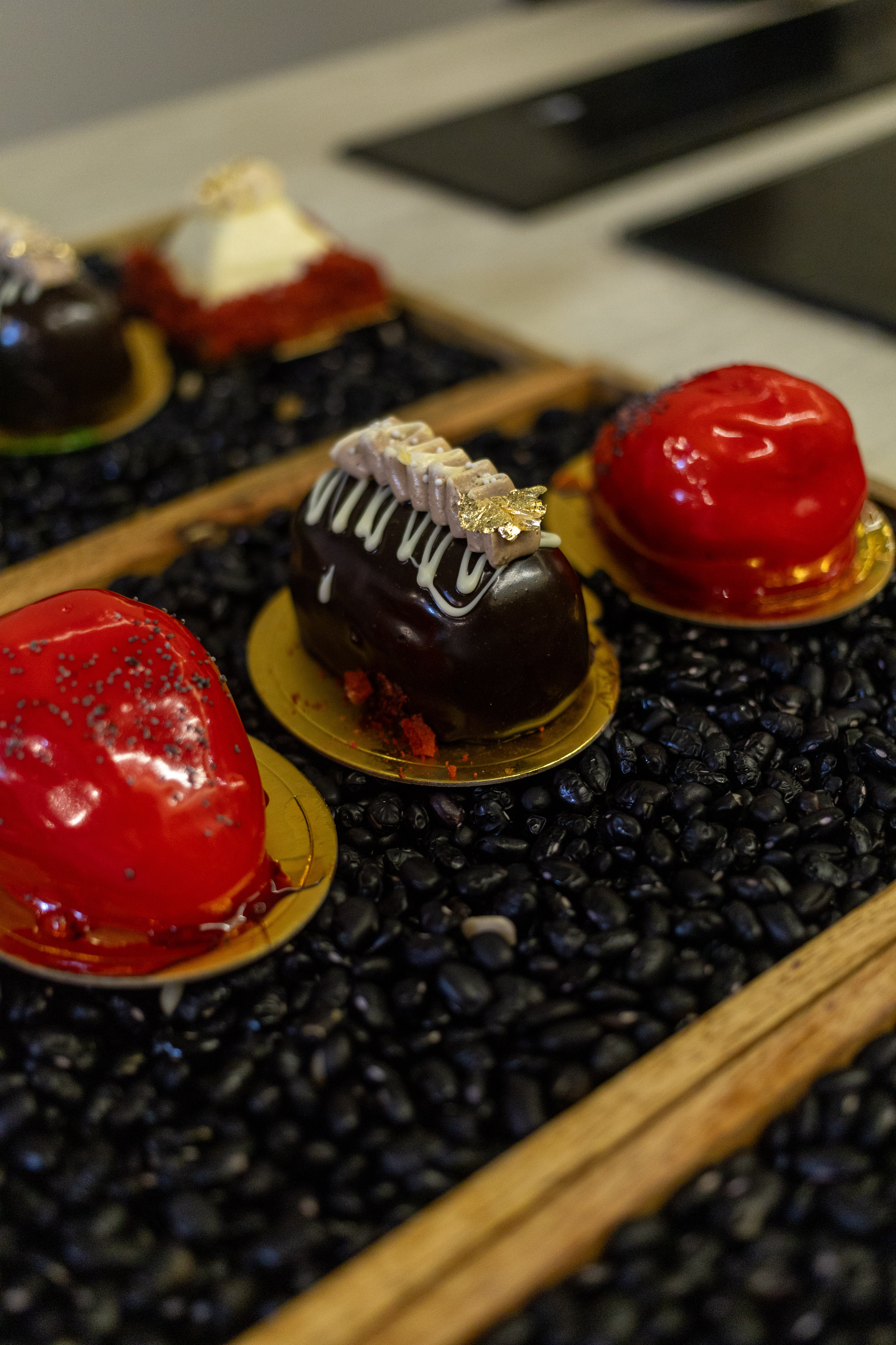 Beautifully crafted canapés and appetizers showcasing culinary creativity